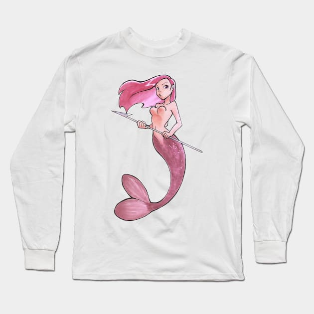 Mermay 6 Long Sleeve T-Shirt by KaylaNostrade